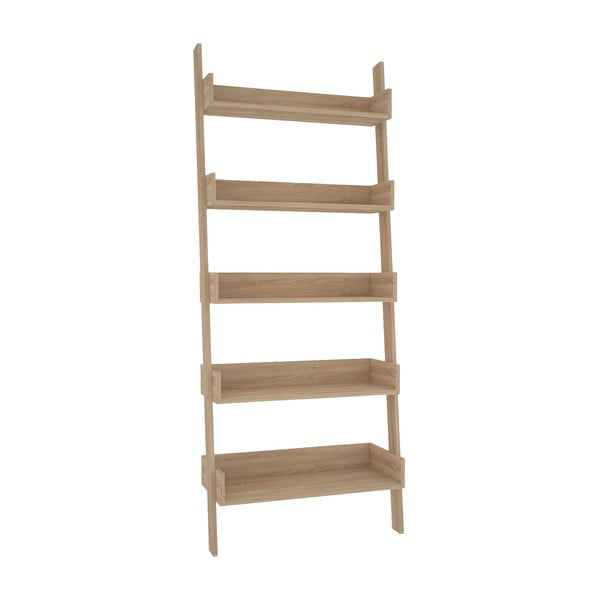 Knjižna polica v hrastovem dekorju 80x195 cm Only - Kalune Design