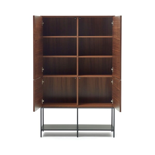 Omarica v orehovem dekorju 97,5x160 cm Vedrana – Kave Home-image-2