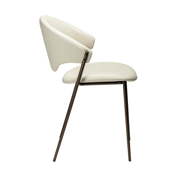 Slonokoščen jedilni stol iz umetnega usnja Zone – DAN-FORM Denmark-image-2