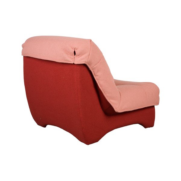 Rdeč/rožnat fotelj Twister – White Label-image-4