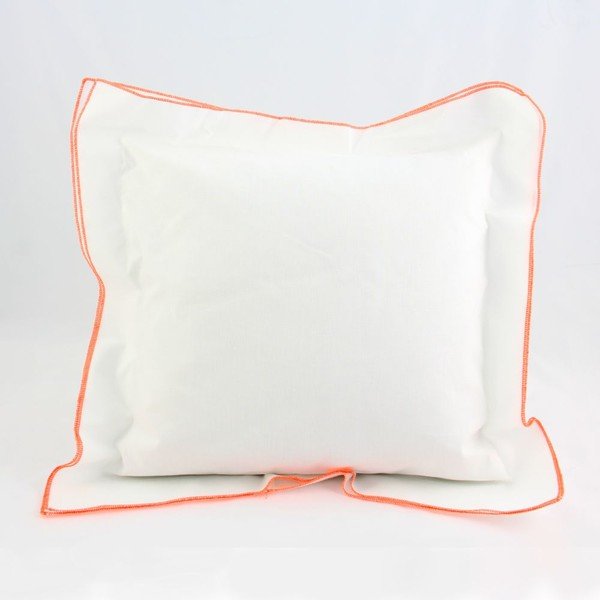 Vzglavnik Basic Fluor oranžna, 40 x 40 cm-image-1