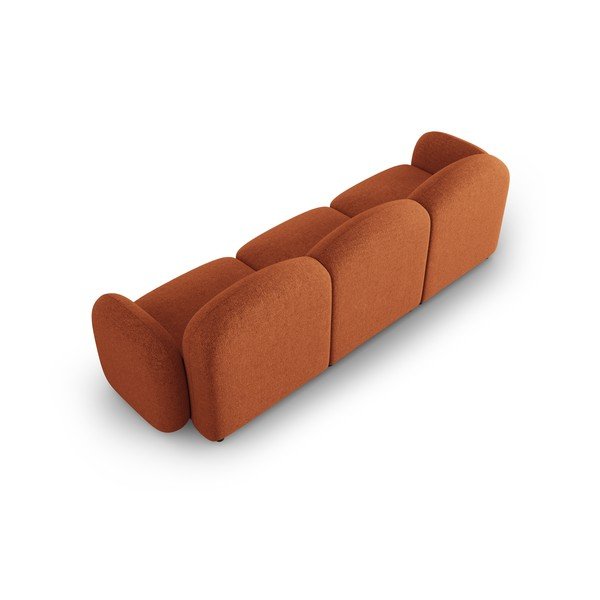 Oranžna sedežna garnitura 272 cm Blair – Micadoni Home-image-4