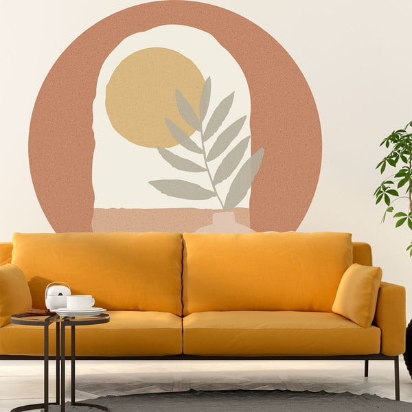 Stenska nalepka 120x120 cm Sunrise and Olive Branch - Ambiance-image-1