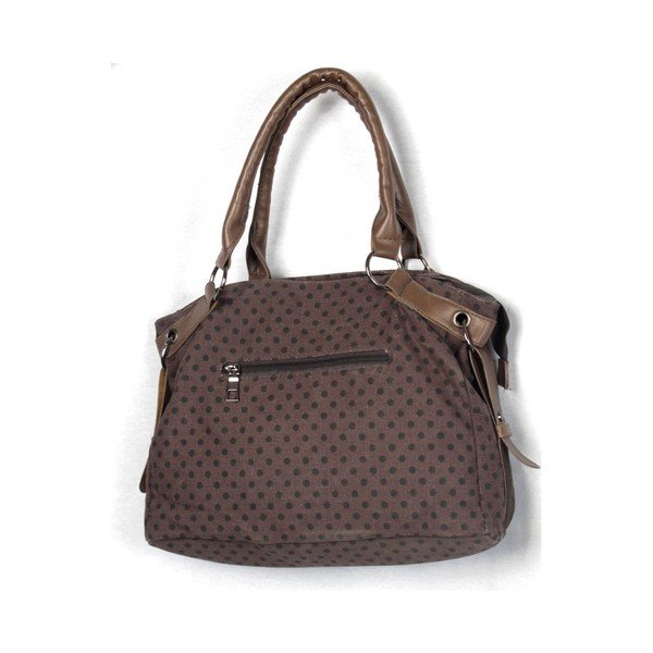 Rjava platnena torba Sorela Dotty Chic, širine 38 cm-image-1