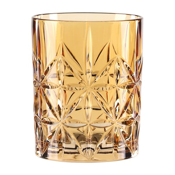 Oranžen kristalen kozarec za viski Nachtmann Highland Amber, 345 ml