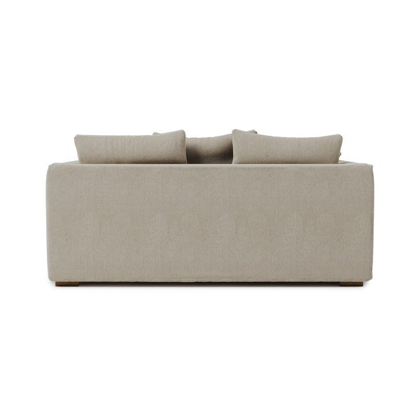 Kremno beli žametni kavč 175 cm Comfy - Scandic-image-2