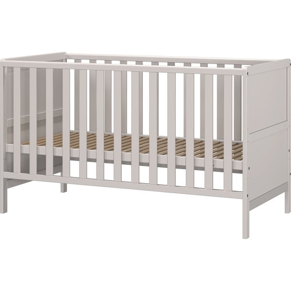 Kremno bela otroška posteljica iz masivnega lesa 70x140 cm Alkmaar – Germania