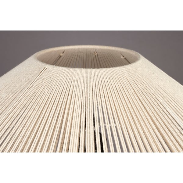 Črna/bela namizna svetilka s tekstilnim senčilom (višina 62 cm) Elon – Dutchbone-image-4