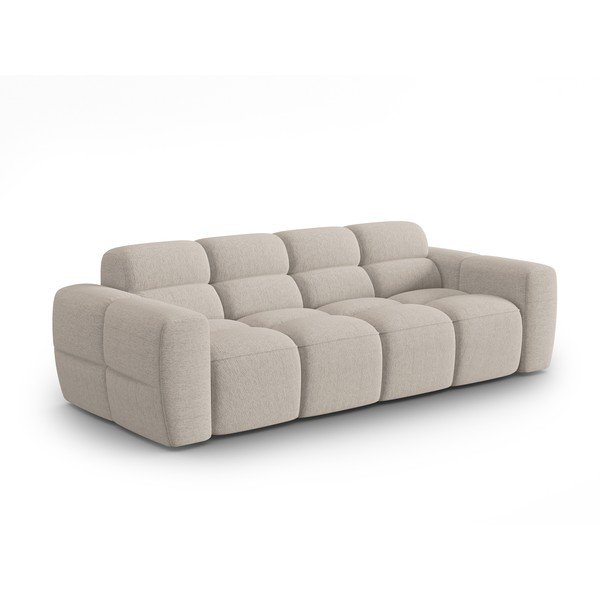 Bež sedežna garnitura 256 cm Lisa – Micadoni Home-image-2
