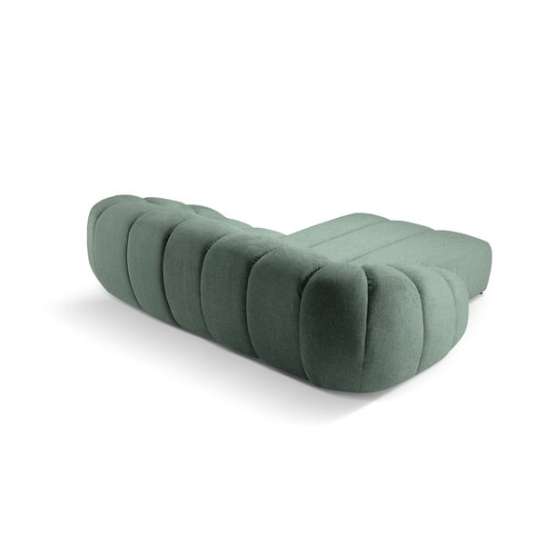 Svetlo zelena kotna sedežna garnitura (levi kot) Diana – Micadoni -image-3