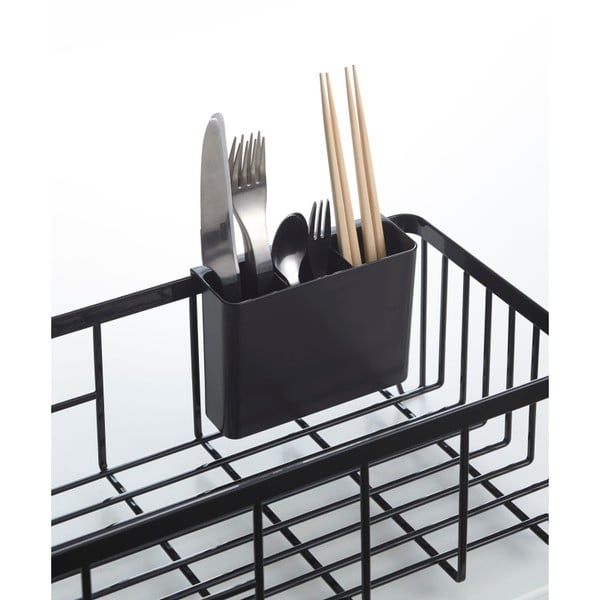 Črni odcejalnik za posodo YAMAZAKI Tower Wire-image-4