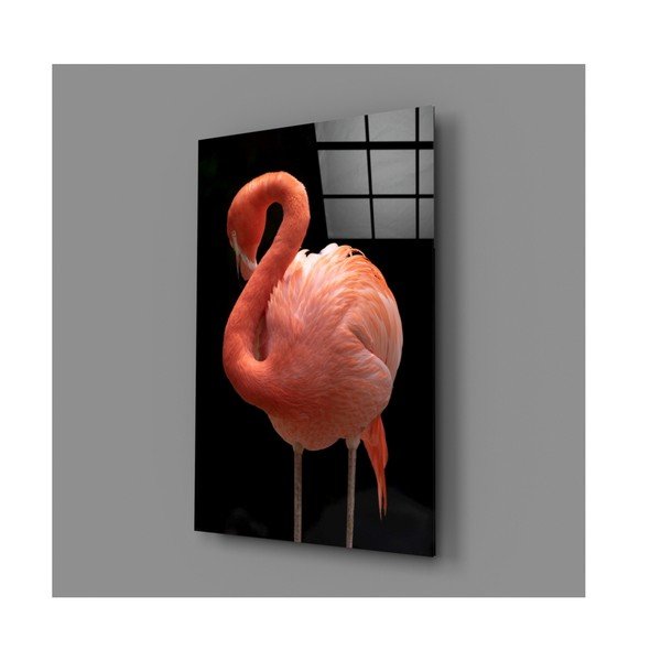 Steklena slika Insigne Flamingo-image-4