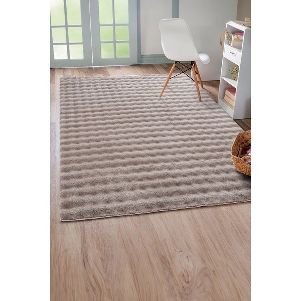 Bež pralna preproga 150x230 cm Bubble Emarald – Mila Home-image-1