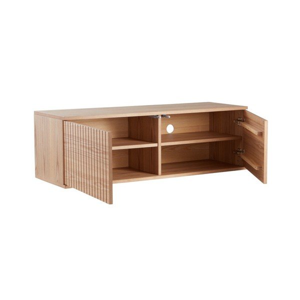 TV omarica v jesenovem dekorju v naravni barvi 120x38x40 cm Sandviken – Jotex-image-3
