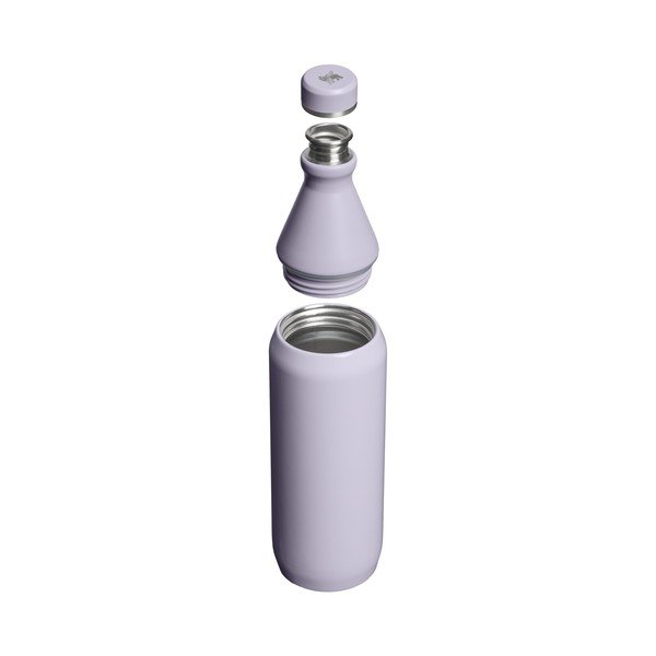 Svetlo vijolična termovka iz nerjavečega jekla 600 ml All Day Slim Bottle Purple Dust – Stanley-image-1