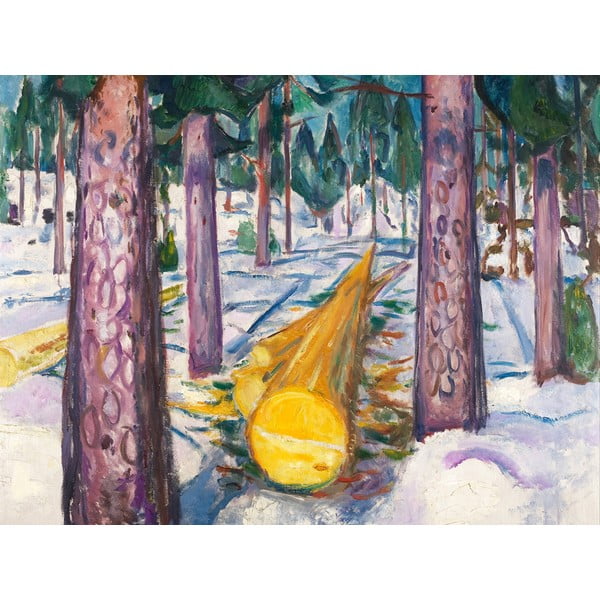 Reprodukcija slike Edward Munch - The Yellow Log, 60 x 45 cm