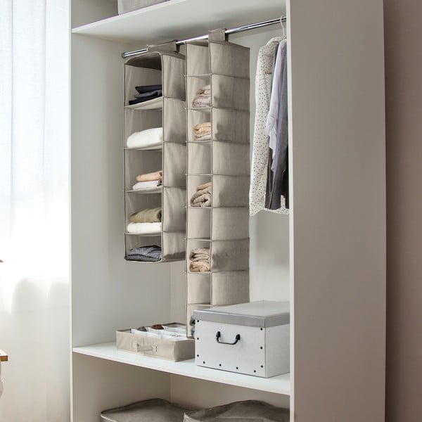 Viseči tekstilni organizator za garderobo Nancy – Compactor-image-1