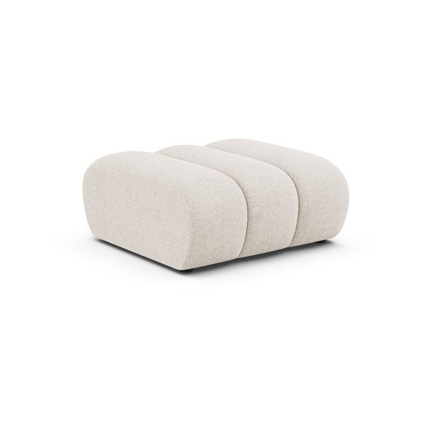 Kremno bel tabure iz šenilje Lupine – Micadoni 