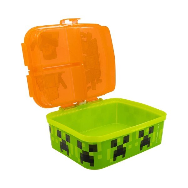 Oranžna plastična otroška posoda za malico Minecraft – STOR-image-3