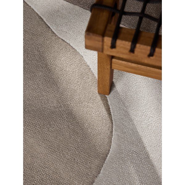 Bež ročno tkana volnena okrogla preproga ø 200 cm Hackney Clarissa – Ted Baker-image-3