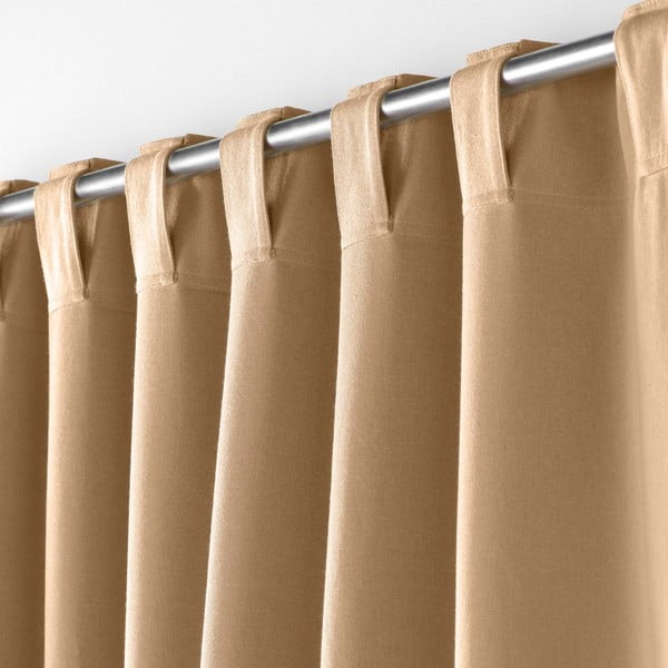Svetlo rjava zavesa 140x240 cm Mistraline – douceur d'intérieur-image-2