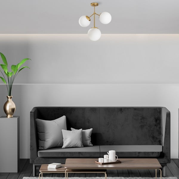 Stropna svetilka za 3 žarnice Opviq lights Damar-image-1