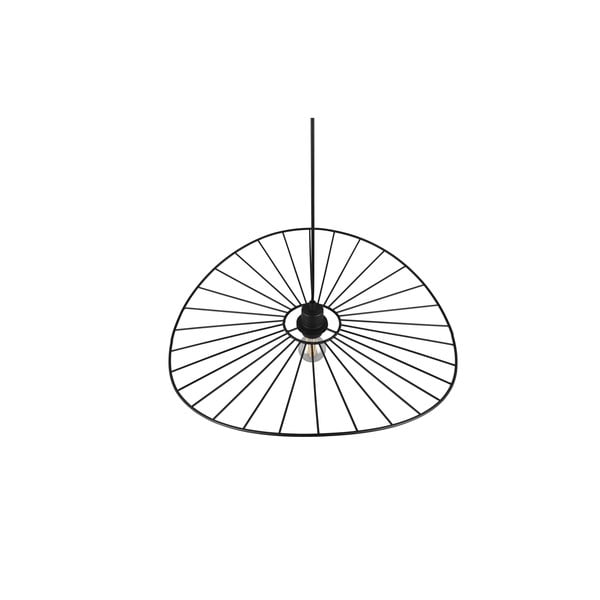 Mat črna viseča svetilka ø 60 cm Chapeau – Reality-image-3