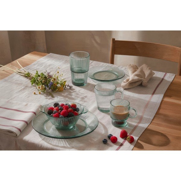 Zelena steklena skledica 450 ml Verde – Orion-image-1