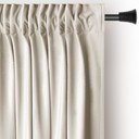 Bež žametna zavesa za delno zatemnitev 140x270 cm Pleat – Restilo