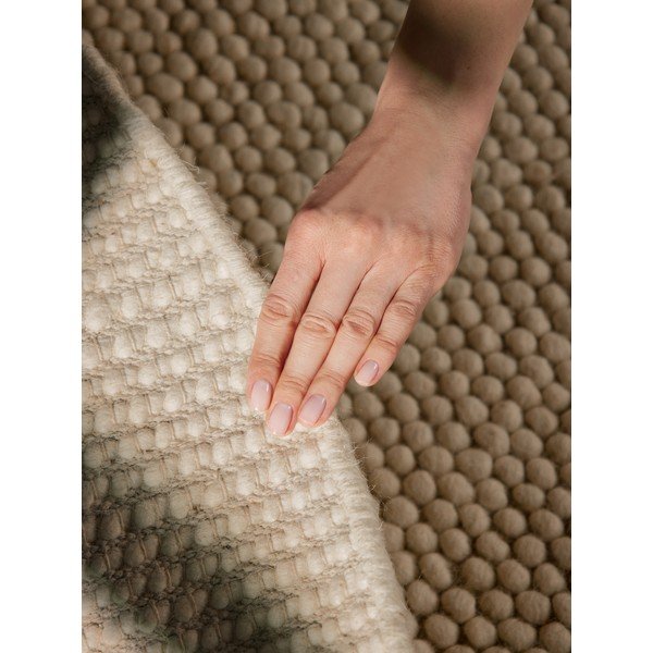 Ročno tkana volnena okrogla preproga v naravni barvi ø 200 cm Richmond Diana – Ted Baker-image-4