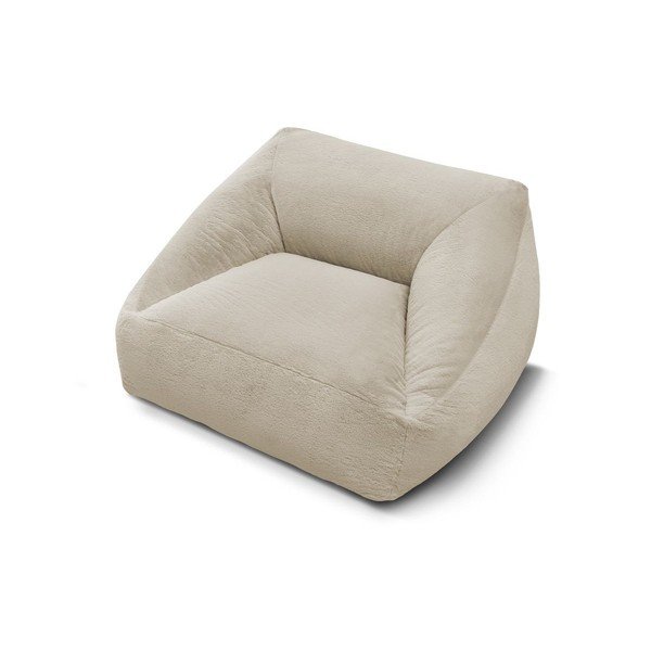 Bež vreča za sedenje iz umetnega krzna Lilibet – Bobochic Paris-image-3