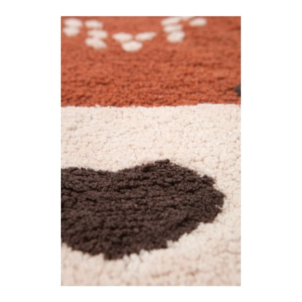 Kostanjevo rjava bombažna preproga Nattiot Little Wolf, 70 x 110 cm-image-2