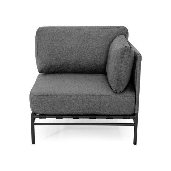 Temno siv modul vrtne sedežne garniture (s kotom po izbiri) Dandy – Sit Sit-image-2