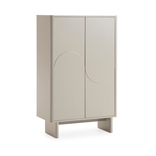 Kremno bela omarica 80x130x40 cm Solei – MOME-image-4