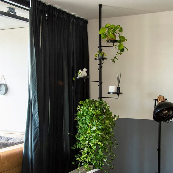 Črno teleskopsko držalo za rože Esschert Design, dolžina 210 - 301 cm-image-1