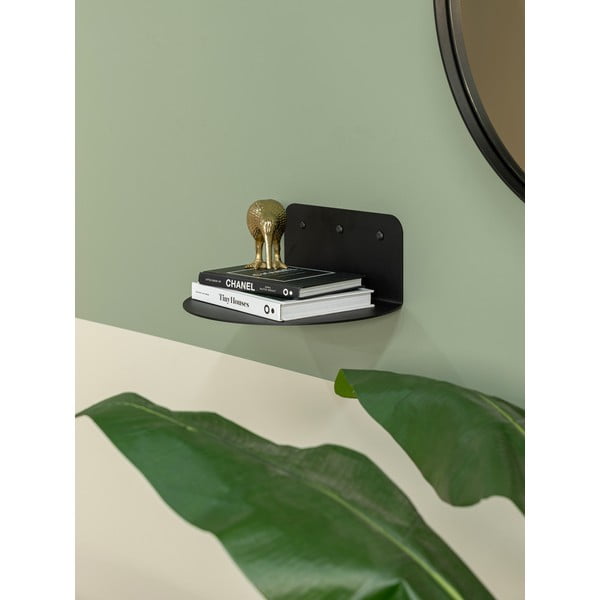 Črna kovinska polica 30 cm Flex – Spinder Design-image-3