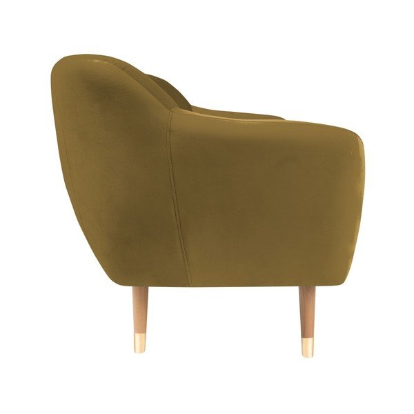 Zlata žametna zofa Mazzini Sofas Benito, 158 cm-image-3