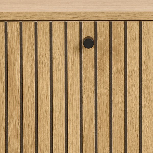 Preklopna omarica za čevlje v hrastovem dekorju v naravni barvi 72x43x17 cm Albany  – Actona-image-4