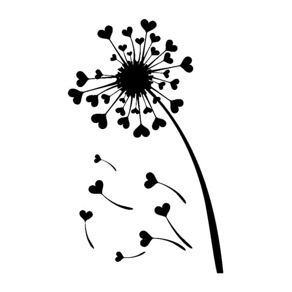 Ambiance Hearts Nalepka Dandelion-image-2