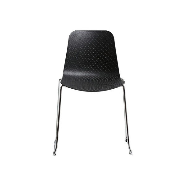 Komplet 4 črnih jedilnih stolov Marckeric Kloe-image-3