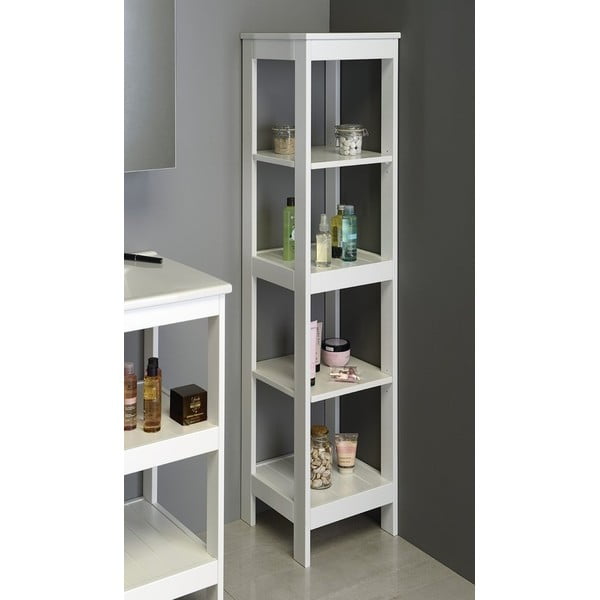 Bela kopalniška polica 36x86,5 cm Etide – Sapho-image-1