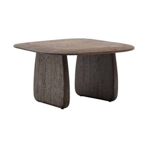 Stranska mizica iz masivnega hrasta 70x71 cm Pirita – Kave Home