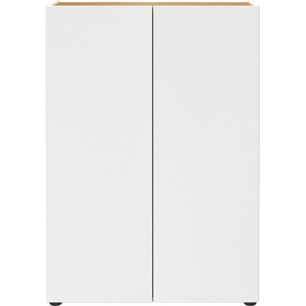 Bela omarica v hrastovem dekorju 74x105x33 cm Alviano – Germania-image-4