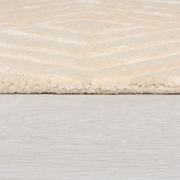 Bež volnena preproga Flair Rugs Diamonds, 160 x 230 cm-image-3