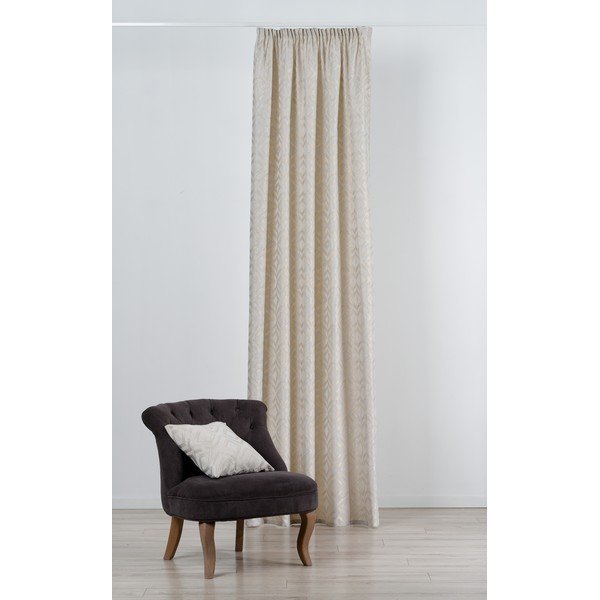 Kremno bela zavesa 140x245 cm Giuseppe – Mendola Fabrics-image-3