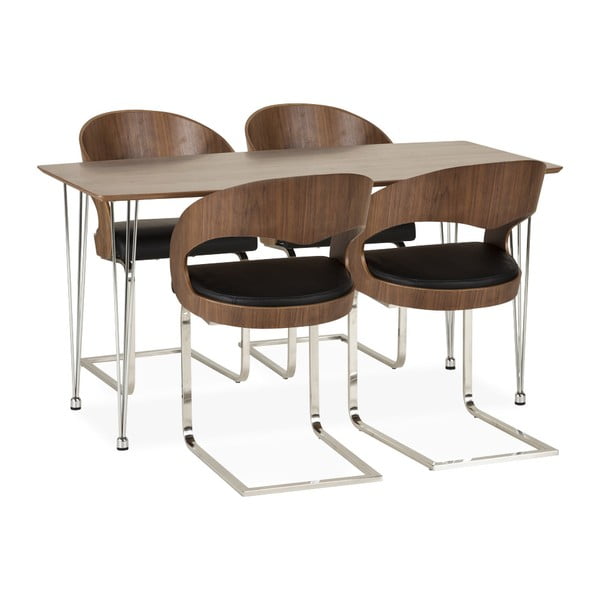 Kokoon Design Mona stol iz orehovega lesa-image-2