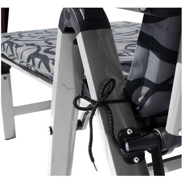 Črni kovinski vrtni ležalnik Ass Comfort - Sun Garden-image-1