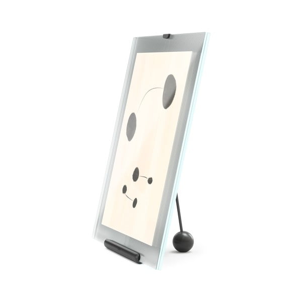 Črn steklen stoječ okvir 26x30,5 cm Flute – Umbra-image-4