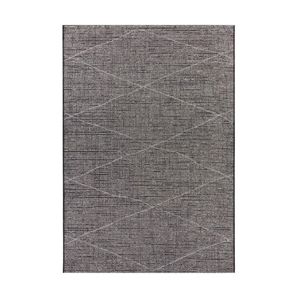 Antracitno siva preproga, primerna za uporabo na prostem Elle Decoration Curious Blois,115 x 170 cm