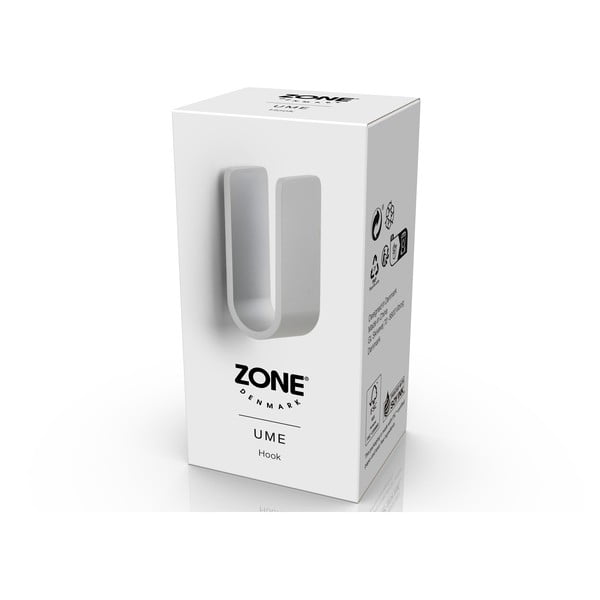 Svetlo siv kovinski stenski obešalnik Ume – Zone-image-4